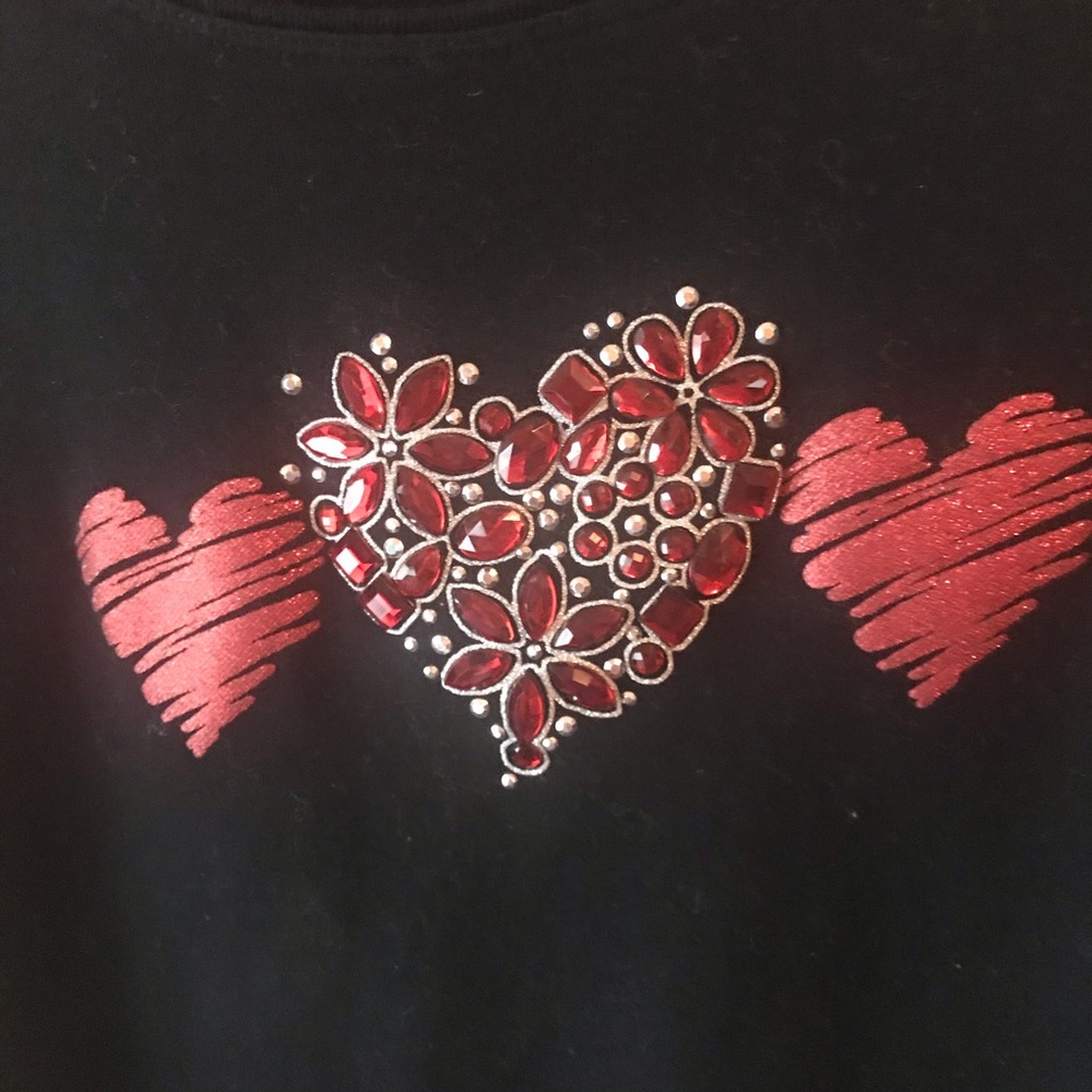 Three Quarter Sleeve Tee/Heart